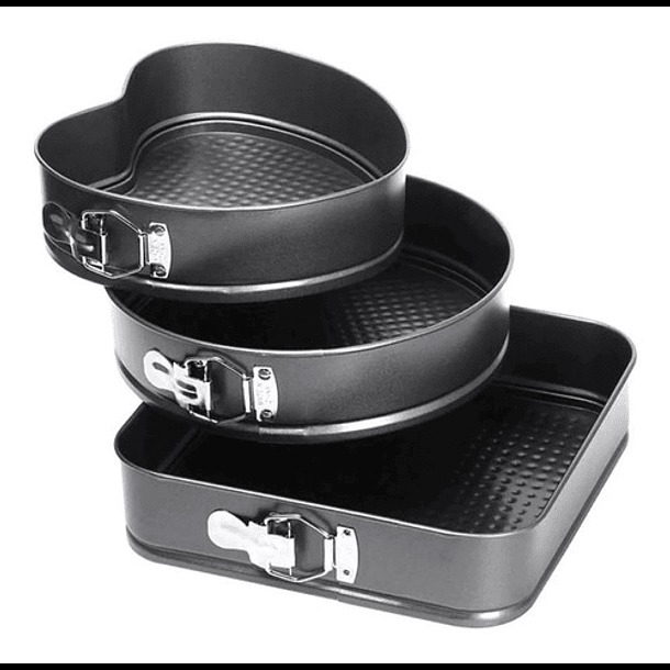 Q - (3PCS)Juego de Moldes de Reposteria