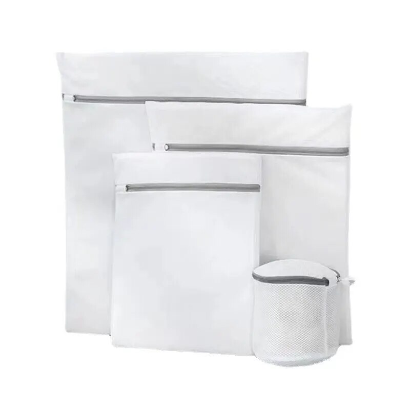 ⭐ Set De 4 Malla Bolsa Para Lavar Blanco