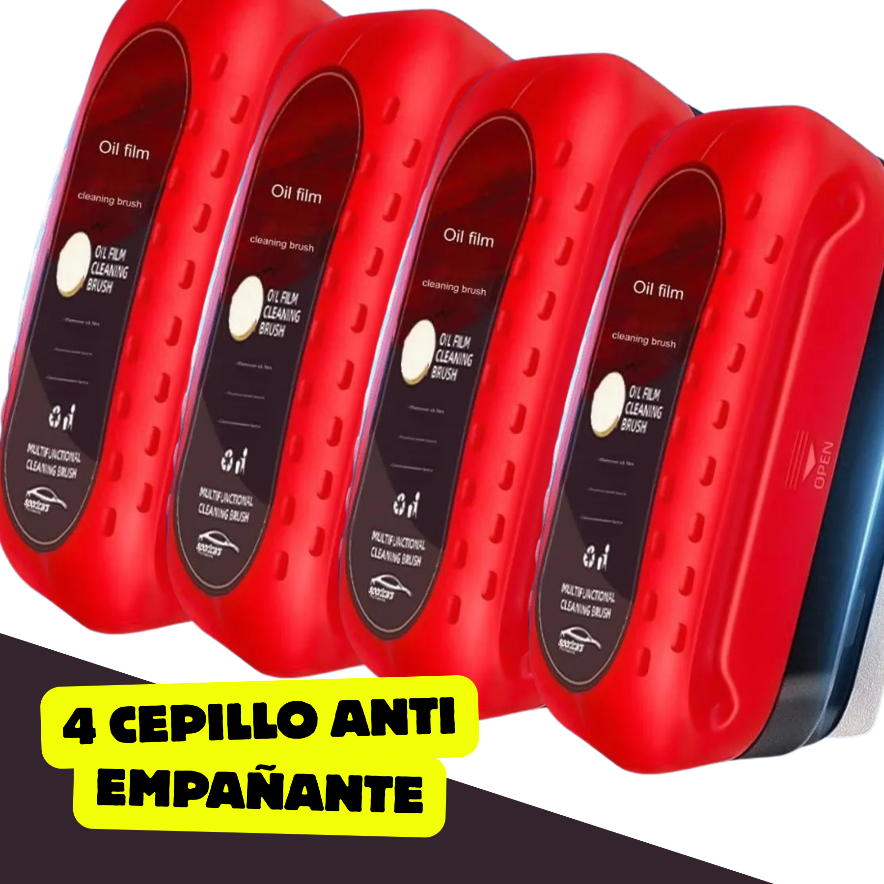 Pack 4 Cepillo Antiempañante Parabrisas