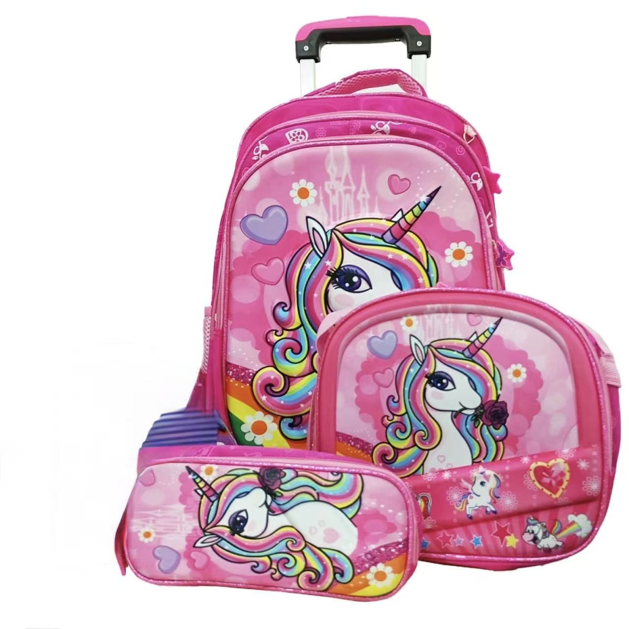 Mochila con ruedas (3 piezas)