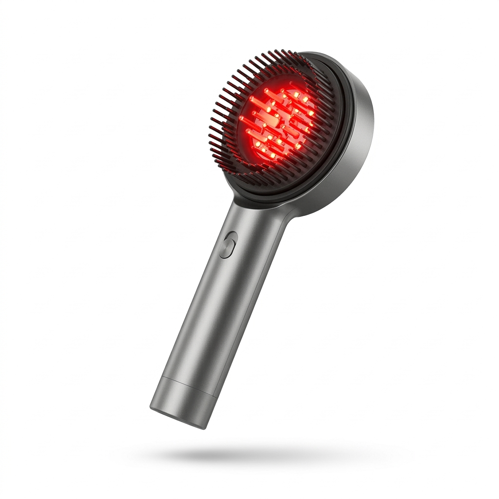 Cepillo Masajeador Cabello Terapia Luz