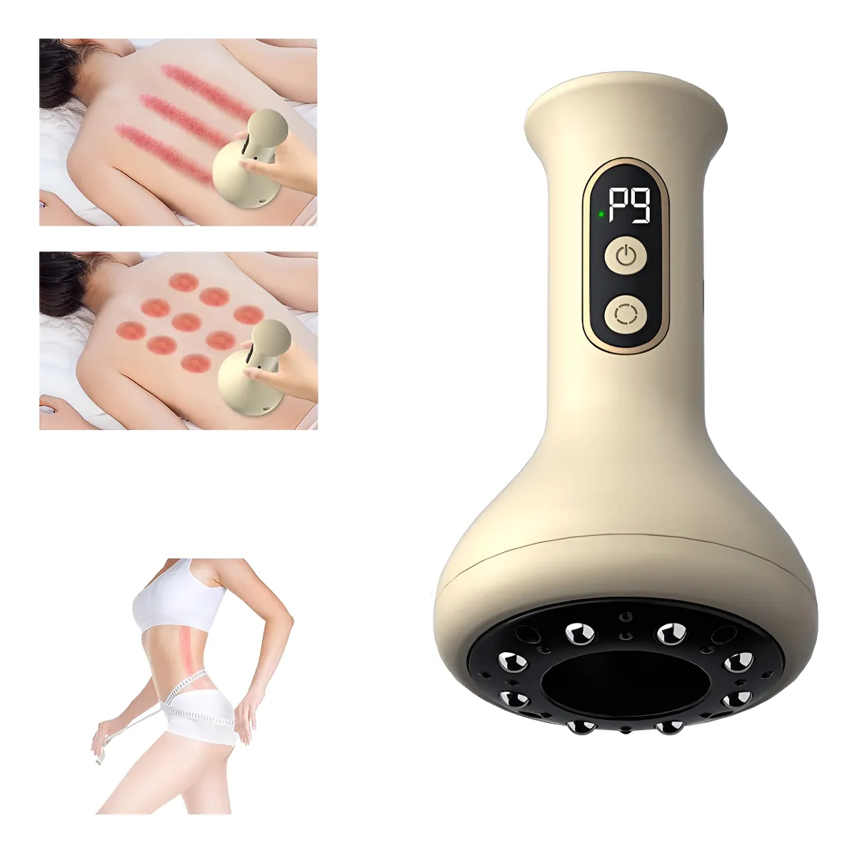 Masajeador ventosa de 9 niveles