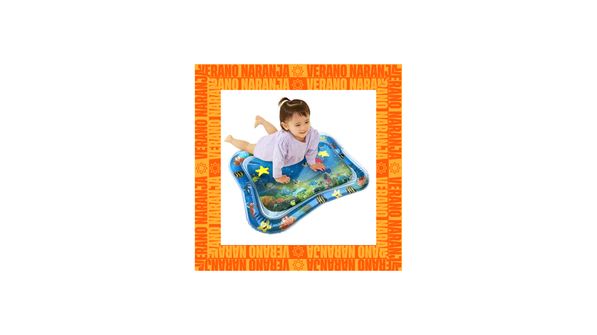 Alfombra de agua sensorial de juego