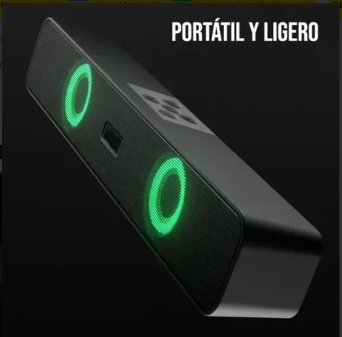 Parlante de barra recargable BLUETOOTH