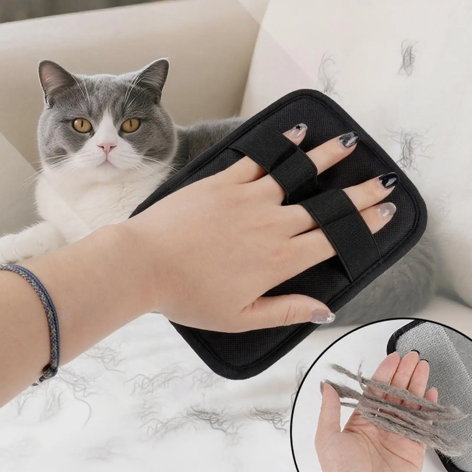 Miniatura 4 de M - Guante quita pelusa viral tiktok