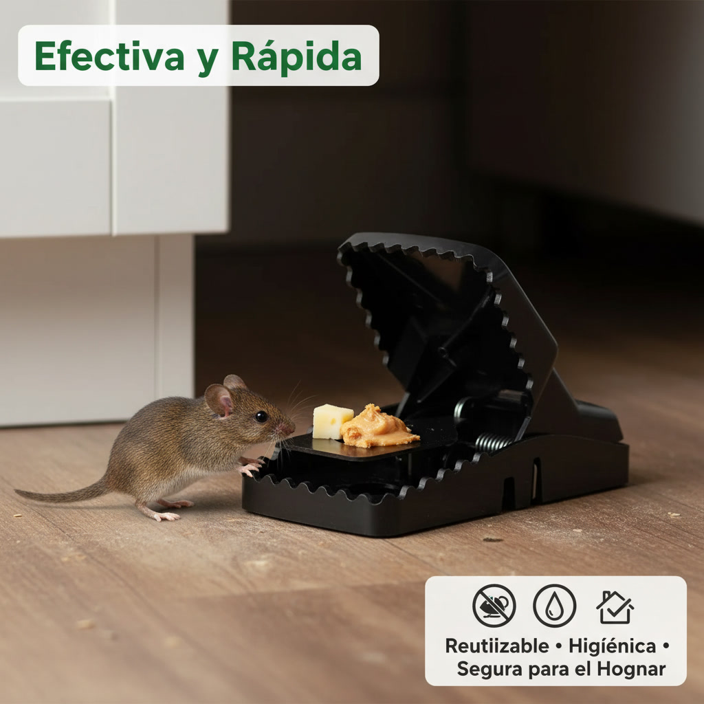 x5 TRAMPAS PARA RATONES