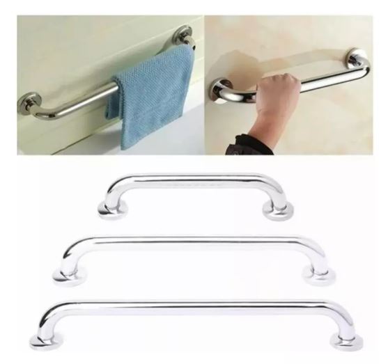 Pack 3 barra de Seguridad Baño ACERO INO