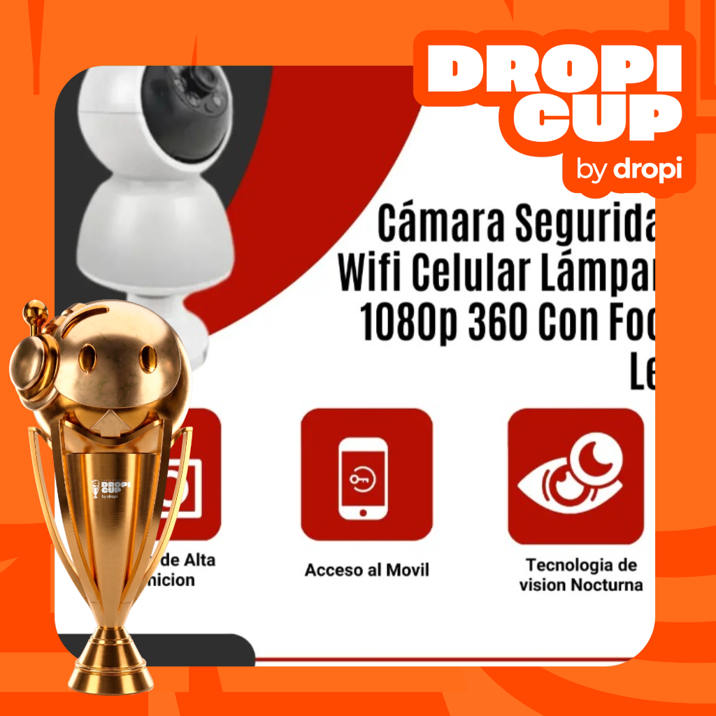 Cámara De Seguridad Wifi Tipo Ampolleta