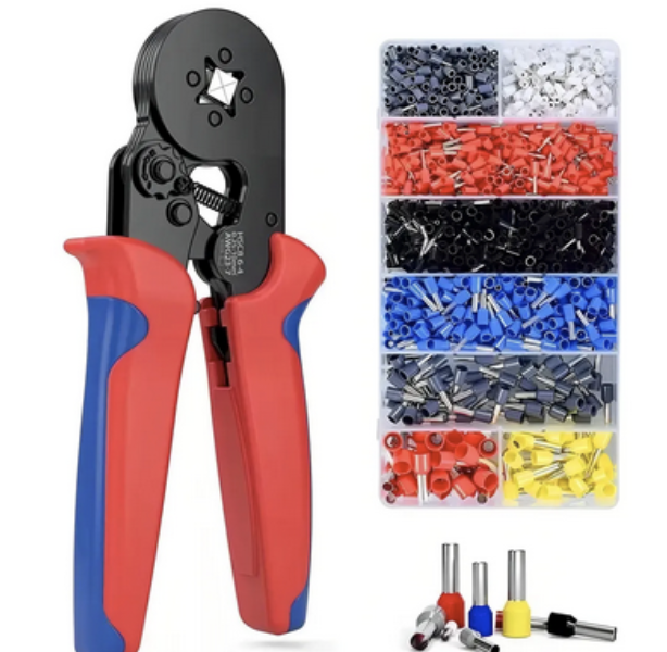 Kit Crimpeadora Pro + 1.200 Terminales