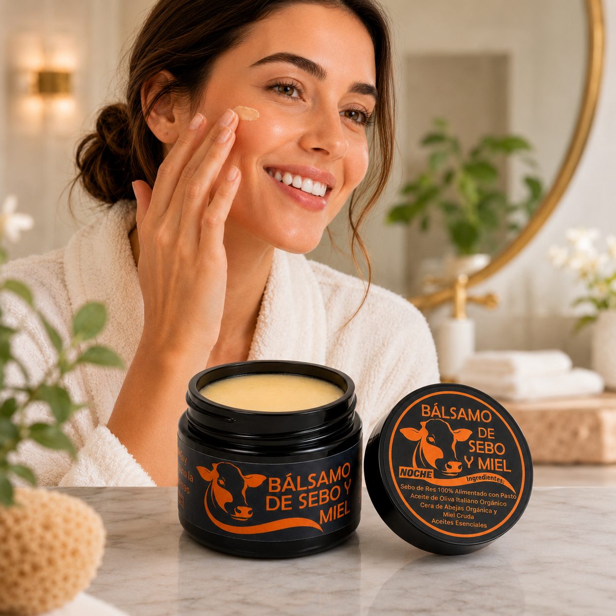 BALSAMO FACIAL SEBO DE RES Y MIEL 50ML
