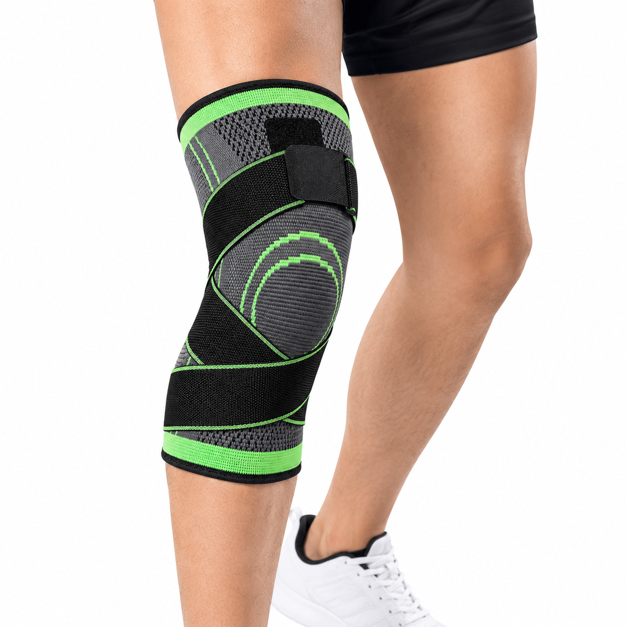 Rodillera Verde de Velcro