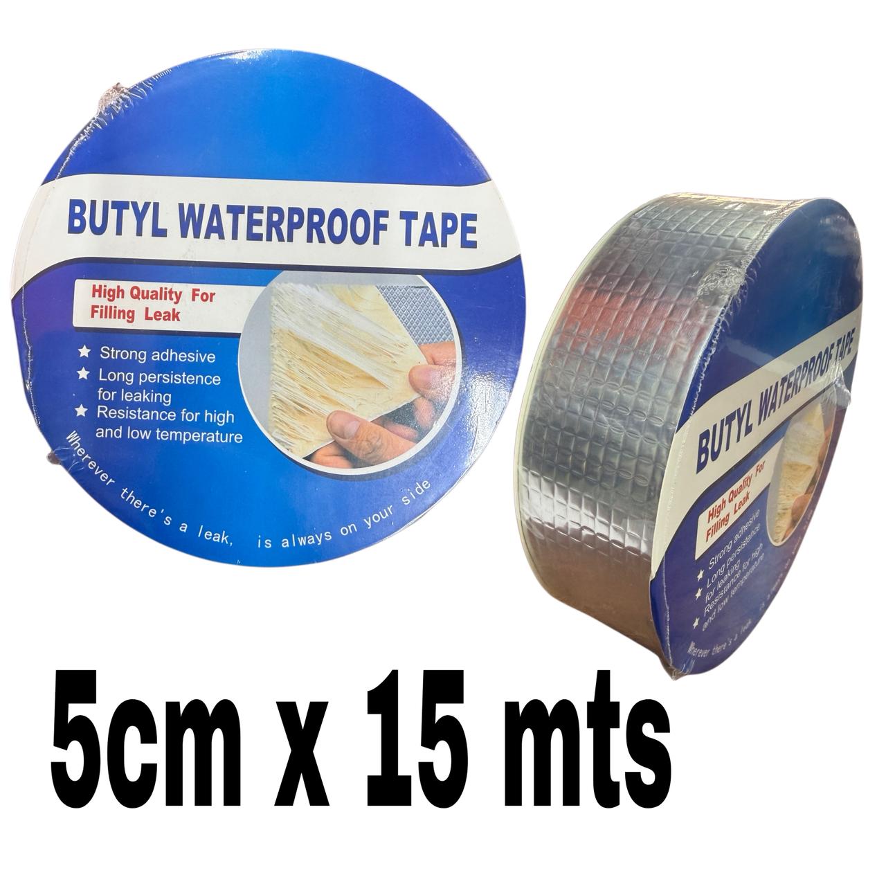 CINTA TAPAGOTERA BUTILO IMPERMEABLE 5X15