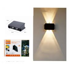 Lámpara Solar LED de Pared Doble Luz