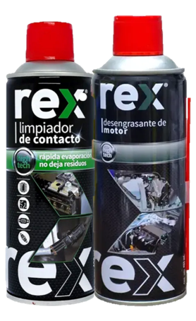 Pack Limpia Contacto y Desengrasante Rex