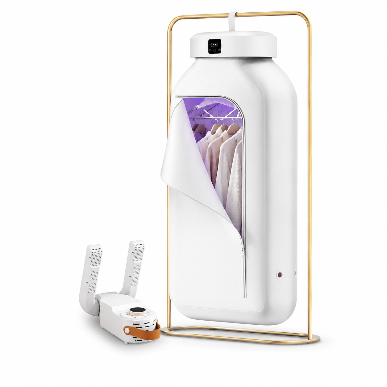 Secadora portátil UV WOWI 2 en 1 con secador de zapatos