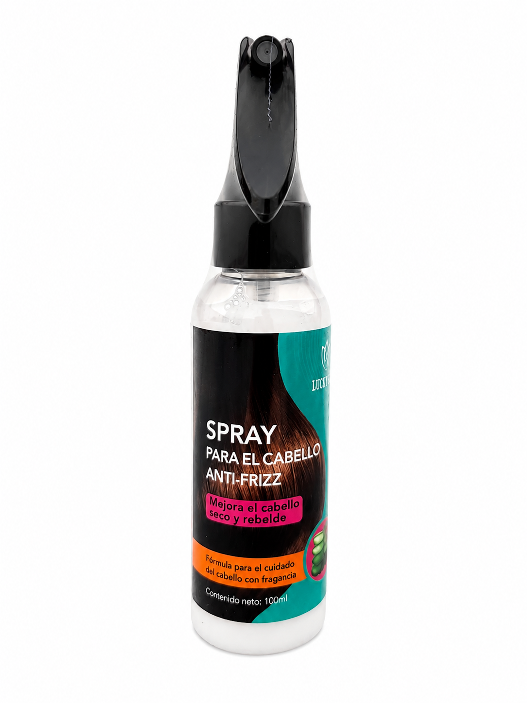 Spray para el cabello anti frizz