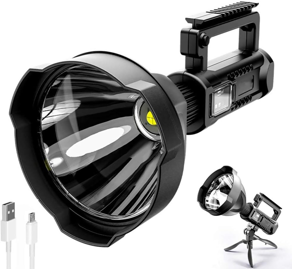Foco Linterna Led Recargable Tripode