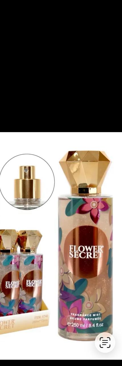 PERFUME SPLACH CON BRILLO