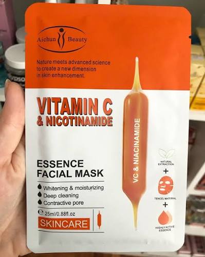 MASCARILLA DE VITAMINA C