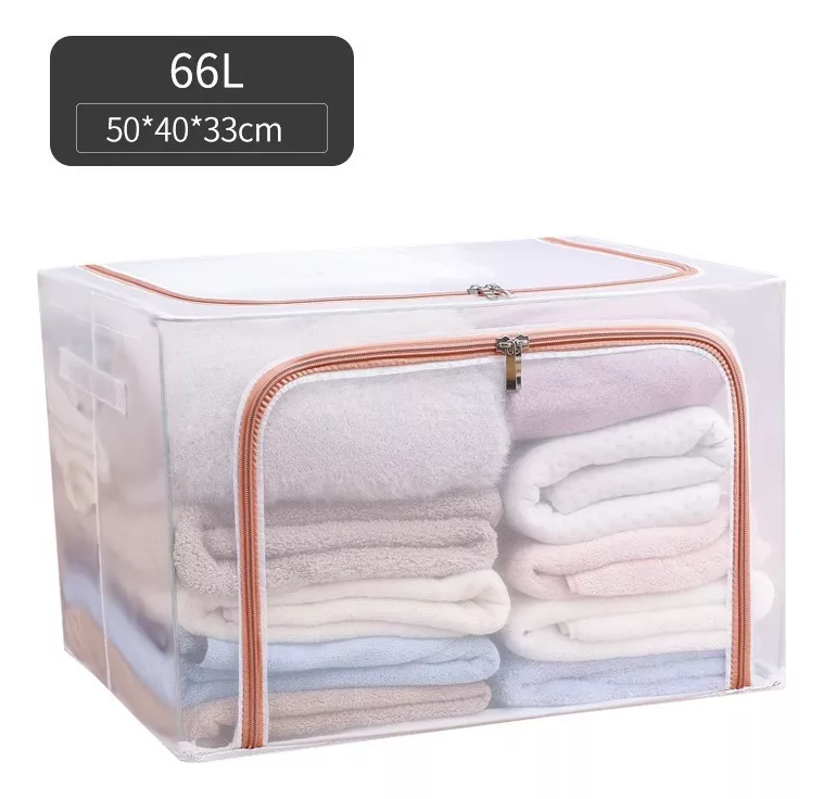 CAJA ORGANIZADORA DE ROPA PLEGABLE 66L