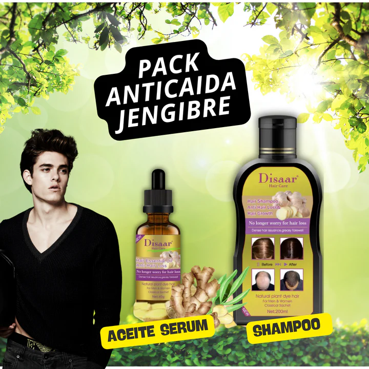 PACK ANTI CAIDA (1 SHAMPOO ORGANICO JENG