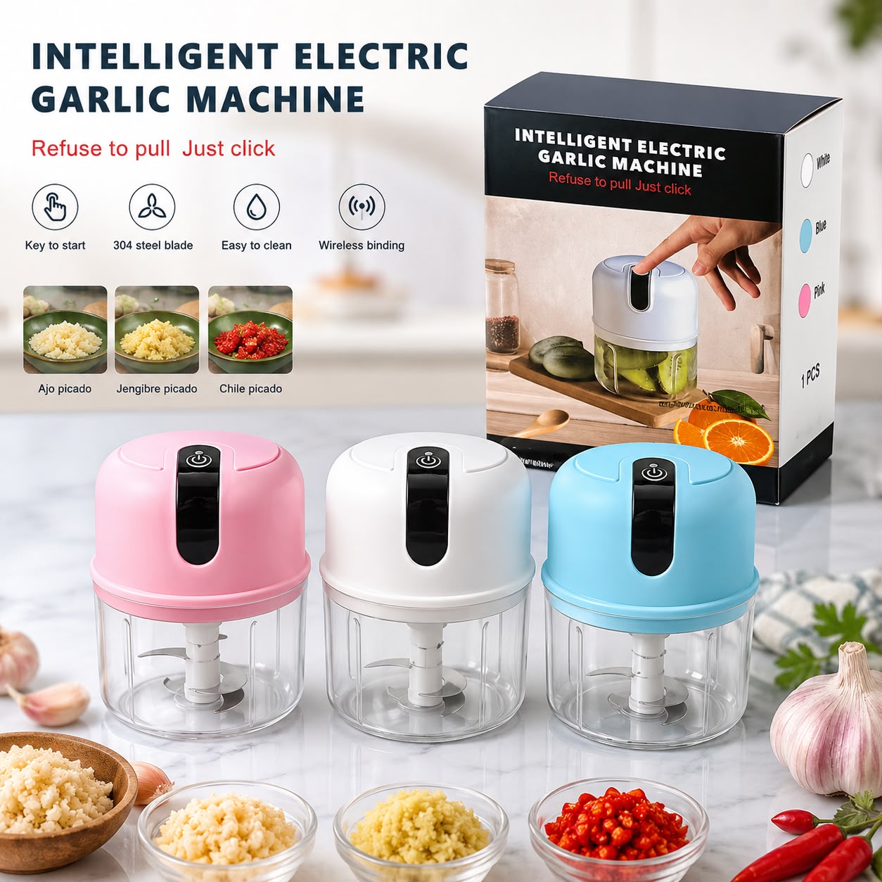 Procesador De Alimentos Electrico 250ML