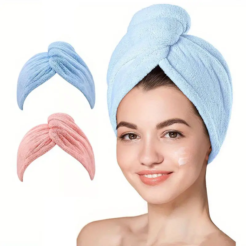 🔴Gorra de ducha plush secadorapido