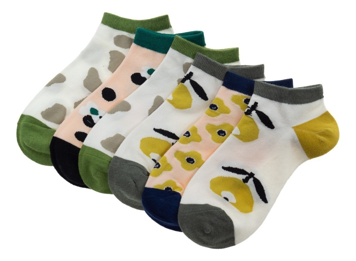 Pack 6 Calcetines Mujer Elina Multicolor