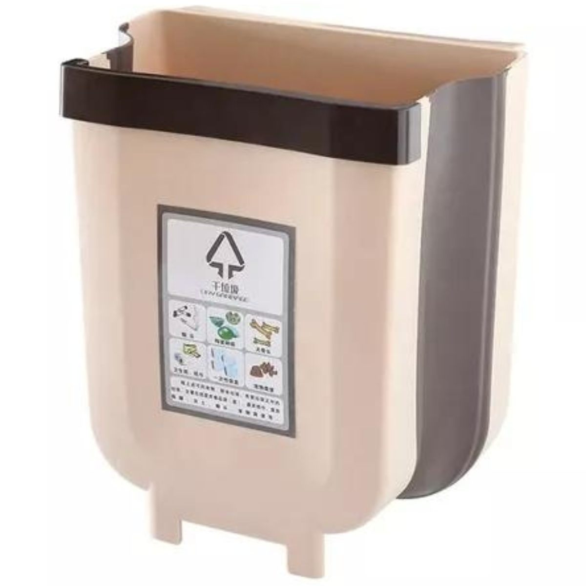 Cubo de Basura Plegable Compacto de 9L