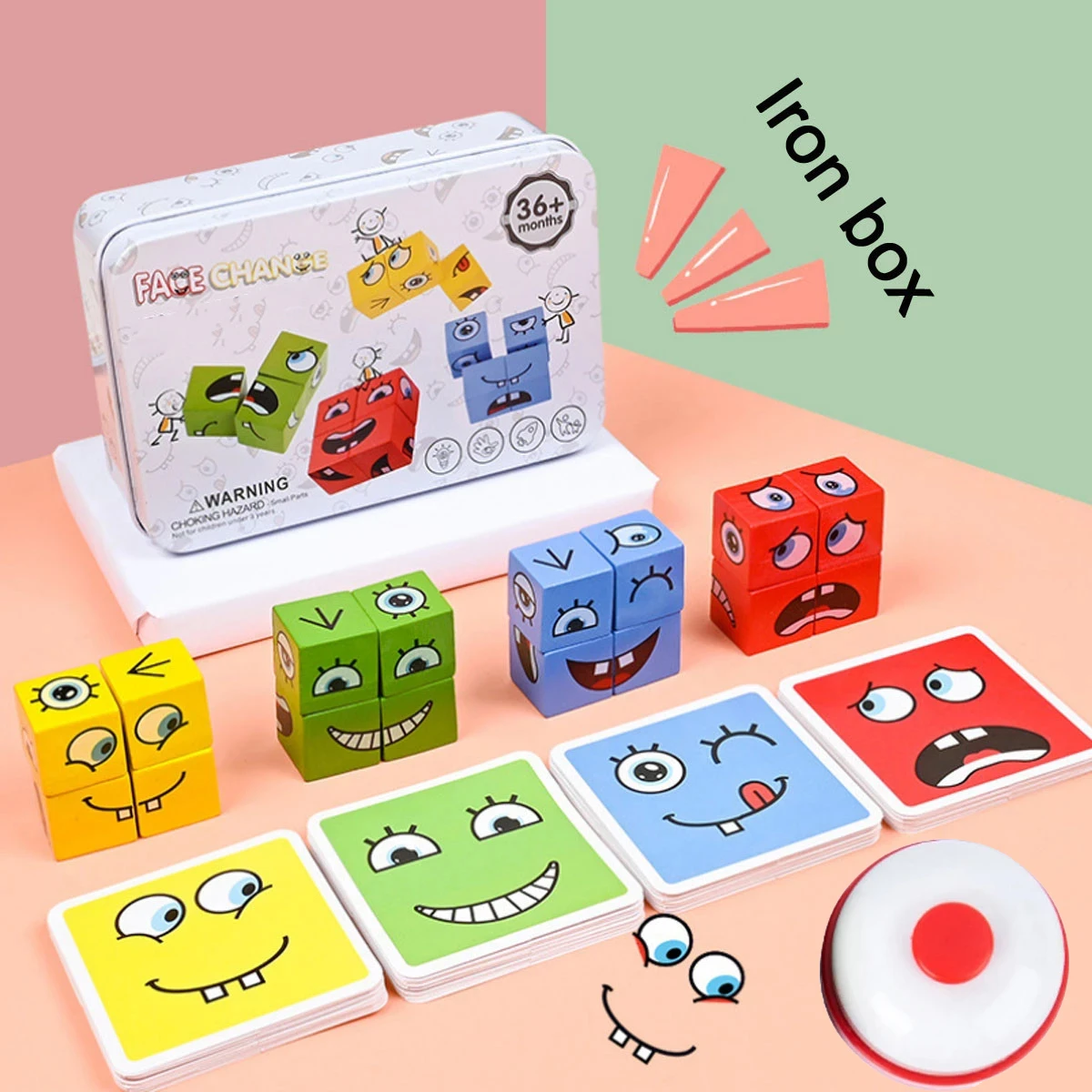 Juego Cubos de Expresiones + Campana