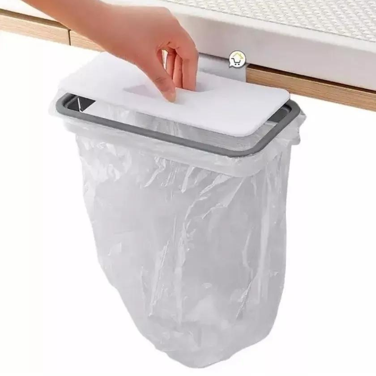 Soporte para Bolsa de Basura con Tapa