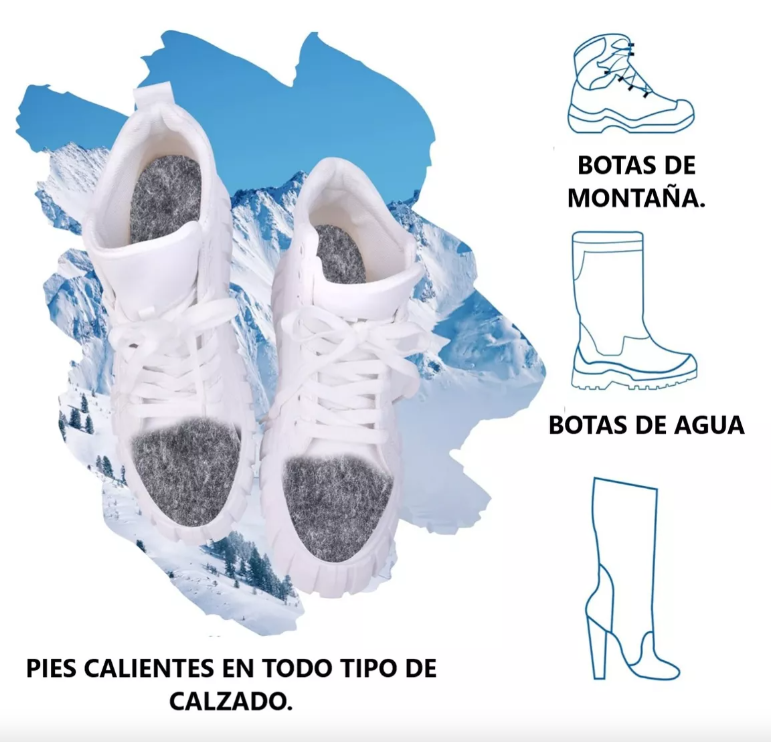 Par Plantillas Térmica ajustable