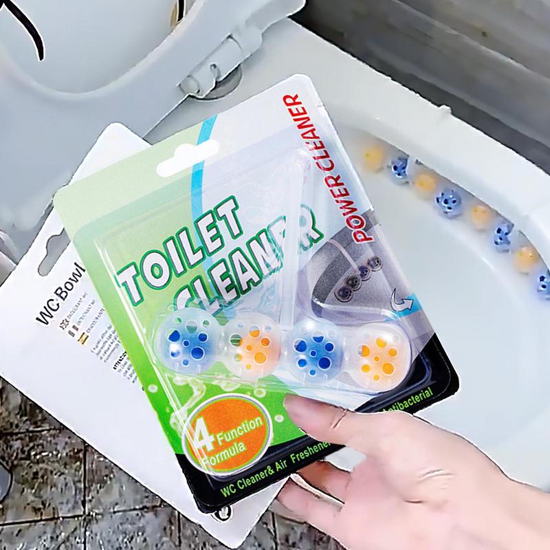 Pastillas Limpieza De Inodoro De 4 Bolas