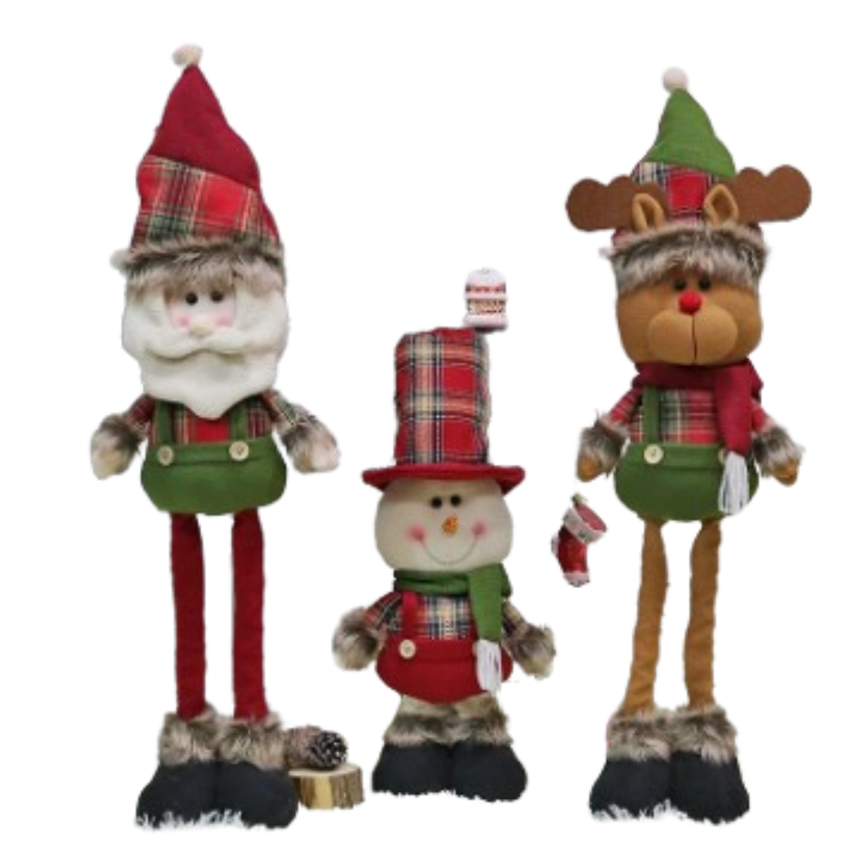 Muñecos Navideños Piernas Largas