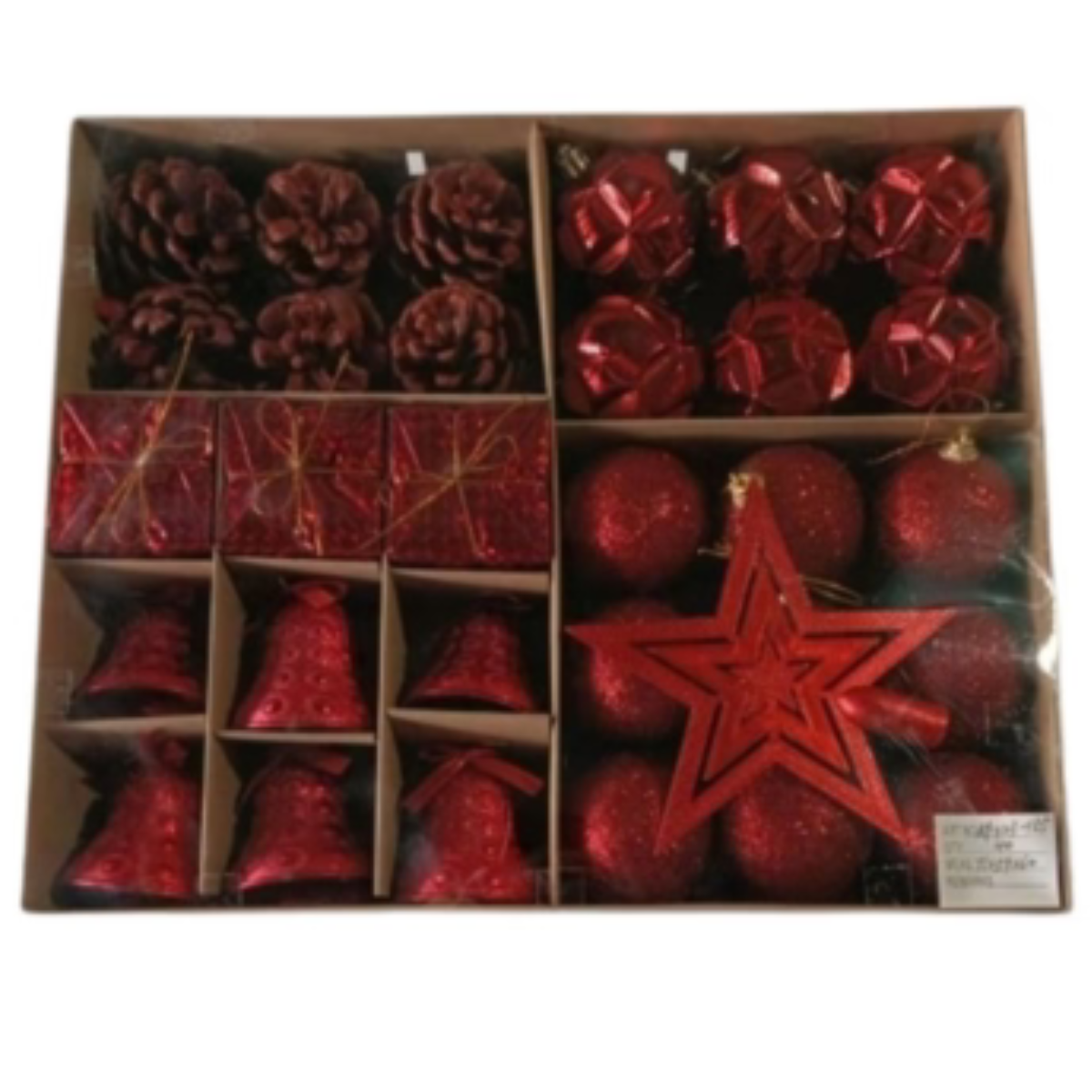 Bambalina Adorno Navideño Escarlata XL
