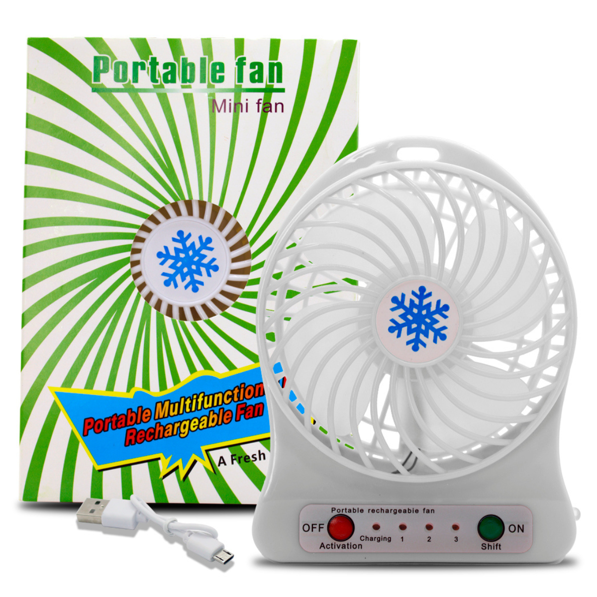 Ventilador Refrescante de Escritorio USB