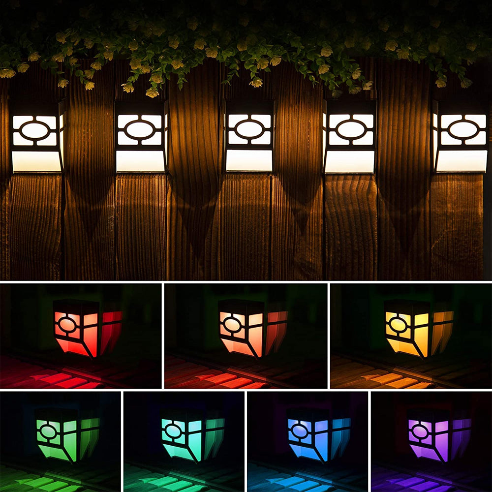 Pack 4 Lampara de muro Fría/Multicolor