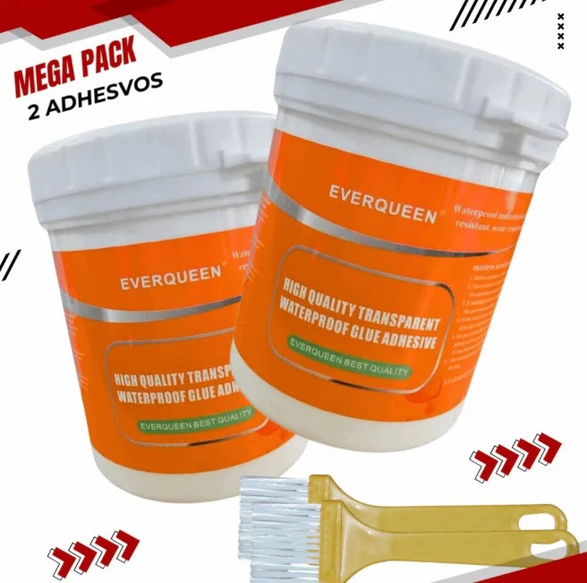 Pack x2 Sellador adhesivo transparente