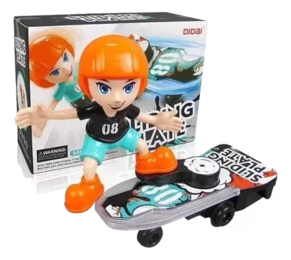Robot En Patineta Con Luz Y Sonido