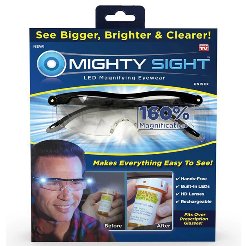 Lentes Con Aumento Y Luces Led Mighty