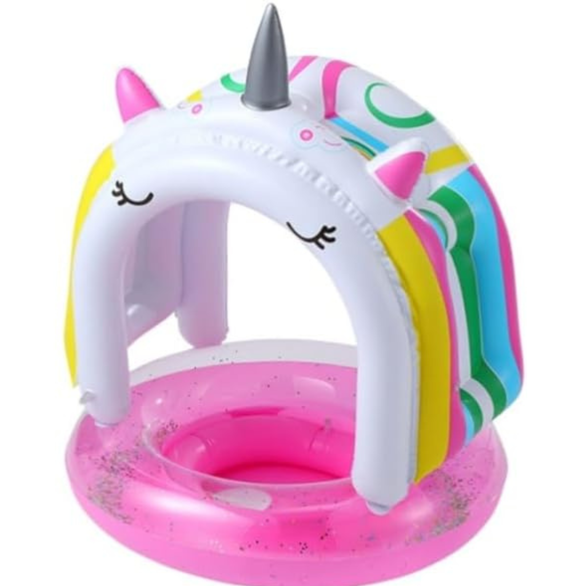 Boya Inflable Unicornio con Techo