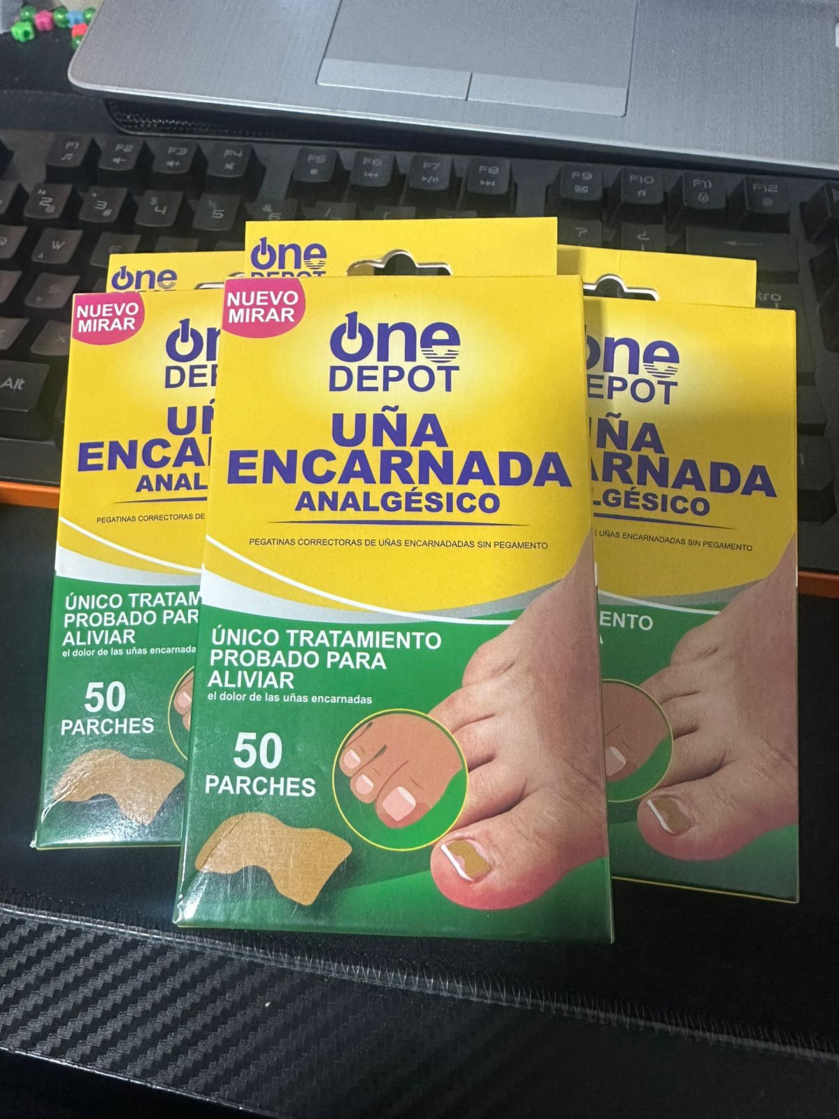 Pack 150 Parches De Uñas Encarnadas