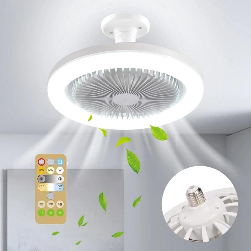 Lámpara De Techo 30w Con Ventilador