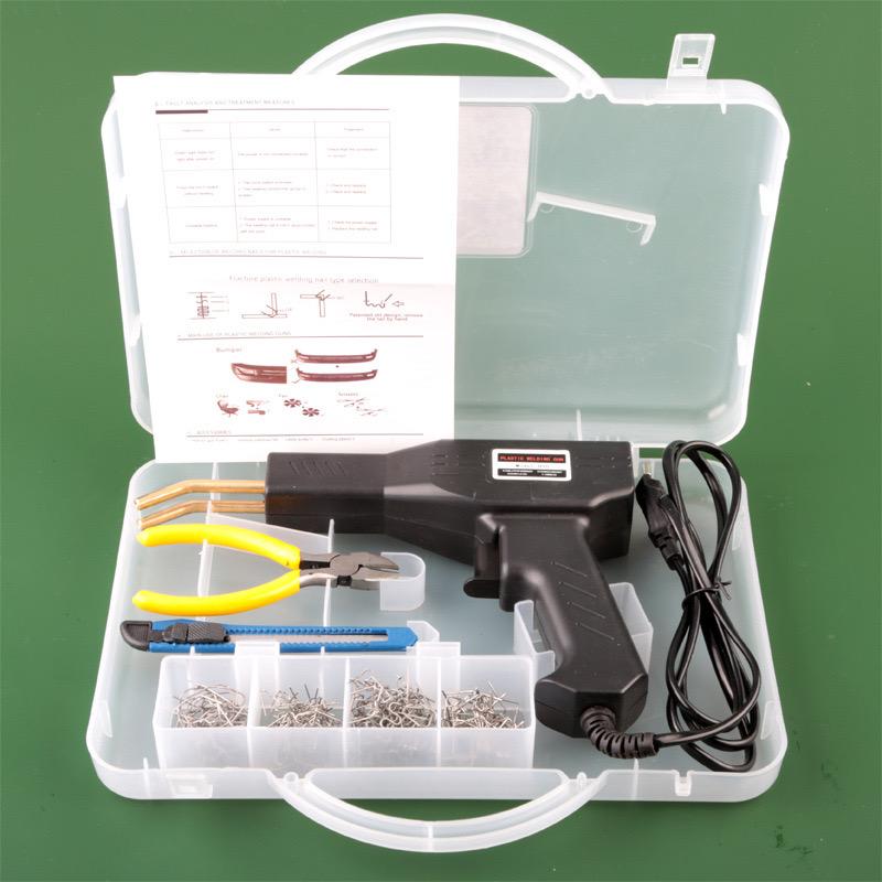 Vista 5 de Maquina Soldadora Grapadora Con Pistola - Color: rojo