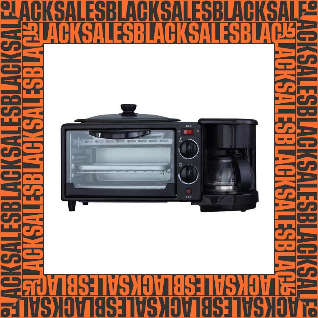 Horno Electrico Cafetera Freidora 3 En 1