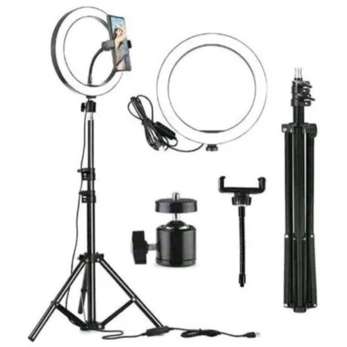 Aro de Luz LED 32 cm Trípode 2.1 M