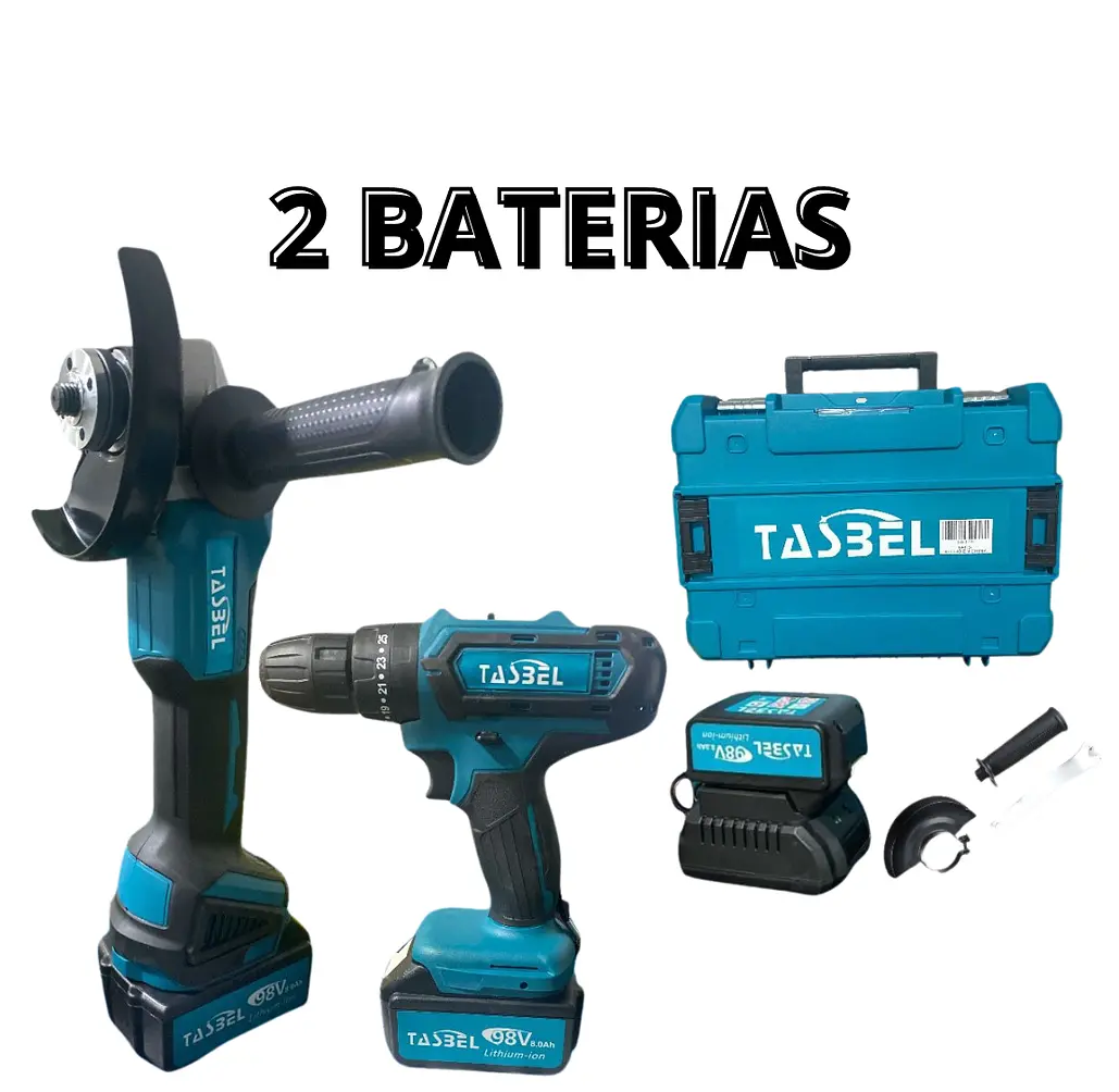 Set Esmeril Galletero + Taladro inalambr