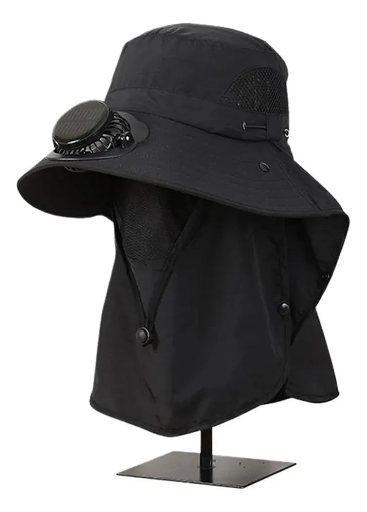 Sombrero Con Ventilador