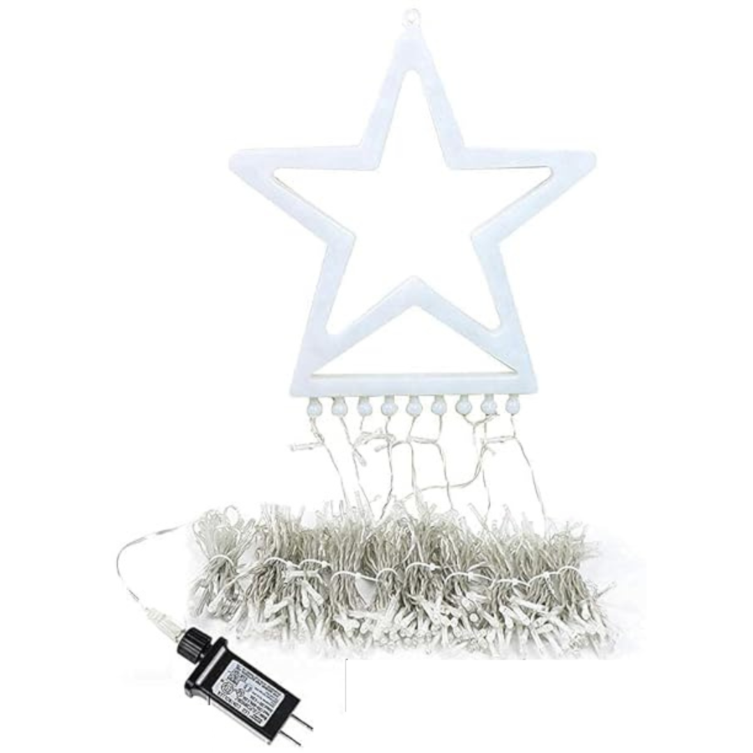 Guirnalda Estrella de Árbol LED Solar