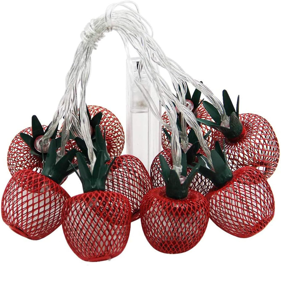 Guirnalda de Piñas Naranjas LED 20 Pcs